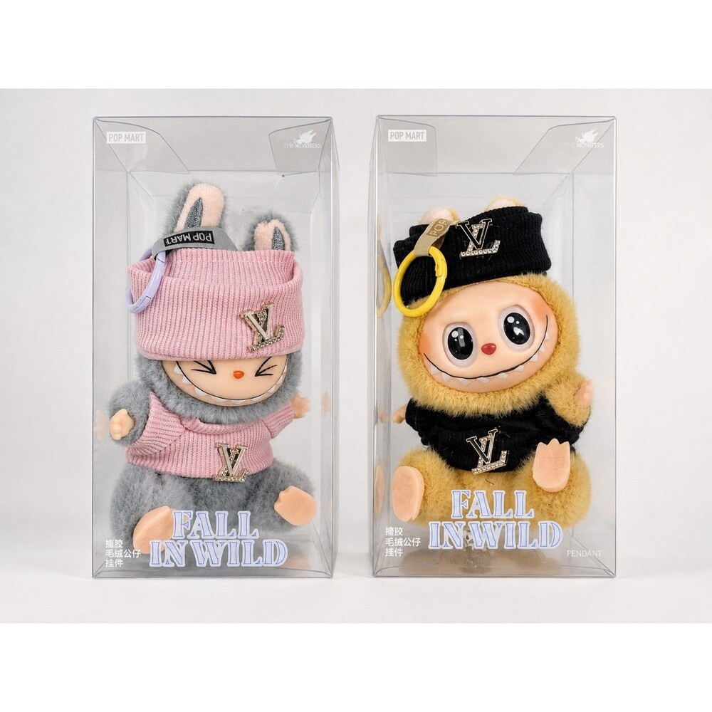 POP MART Labubu Fall in Wild Plush Set Of 2 New In Box The Monsters Collectible